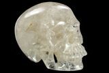 Realistic, Polished Quartz Crystal Skull #127583-1